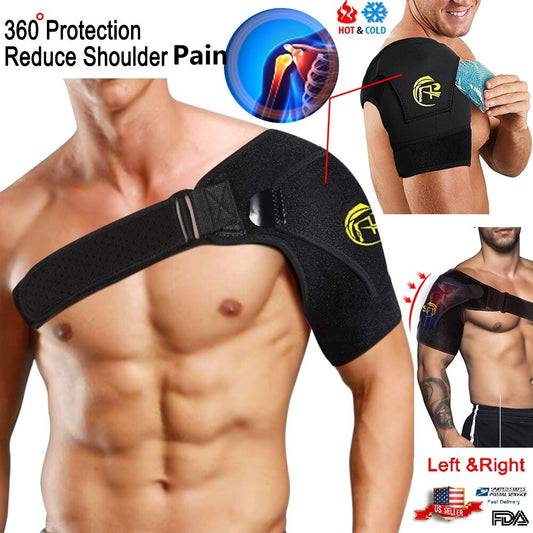 Adjustable Shoulder Support Brace Strap Joint Sport Gym Compression Pain Relief
